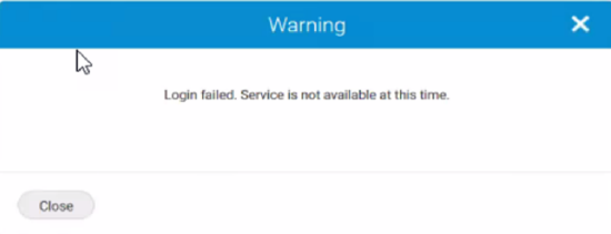 SANnav login error.png