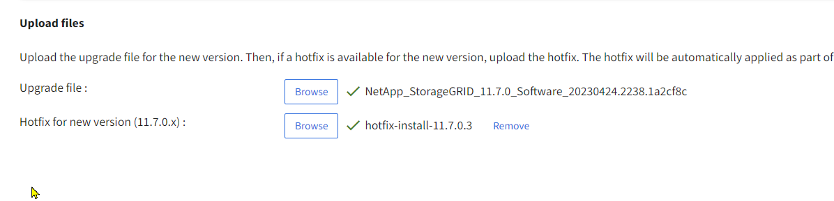 StorageGRID Grid Manager