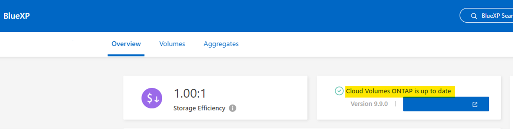 ONTAP is showing up to date in BlueXP when it is not ONTAP is showing up to date in BlueXP when it is not