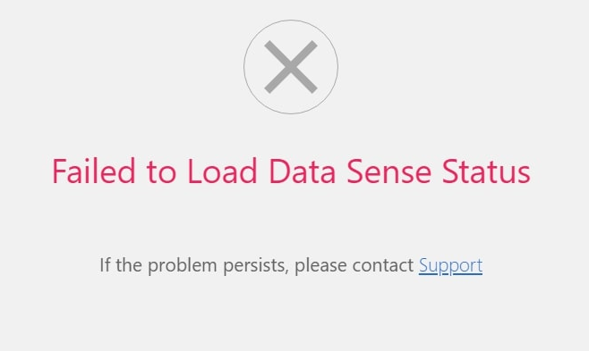Classification page doesn't load in BlueXP Classification page doesn't load in BlueXP