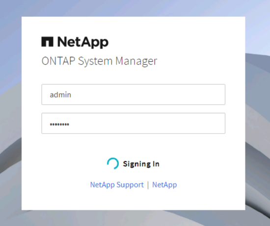 ONTAP System Manager becomes unresponsive with a 