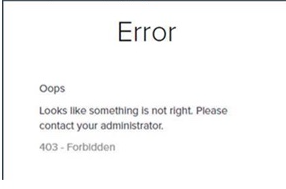 403 forbidden error when setting up Federation access using Ping Federation